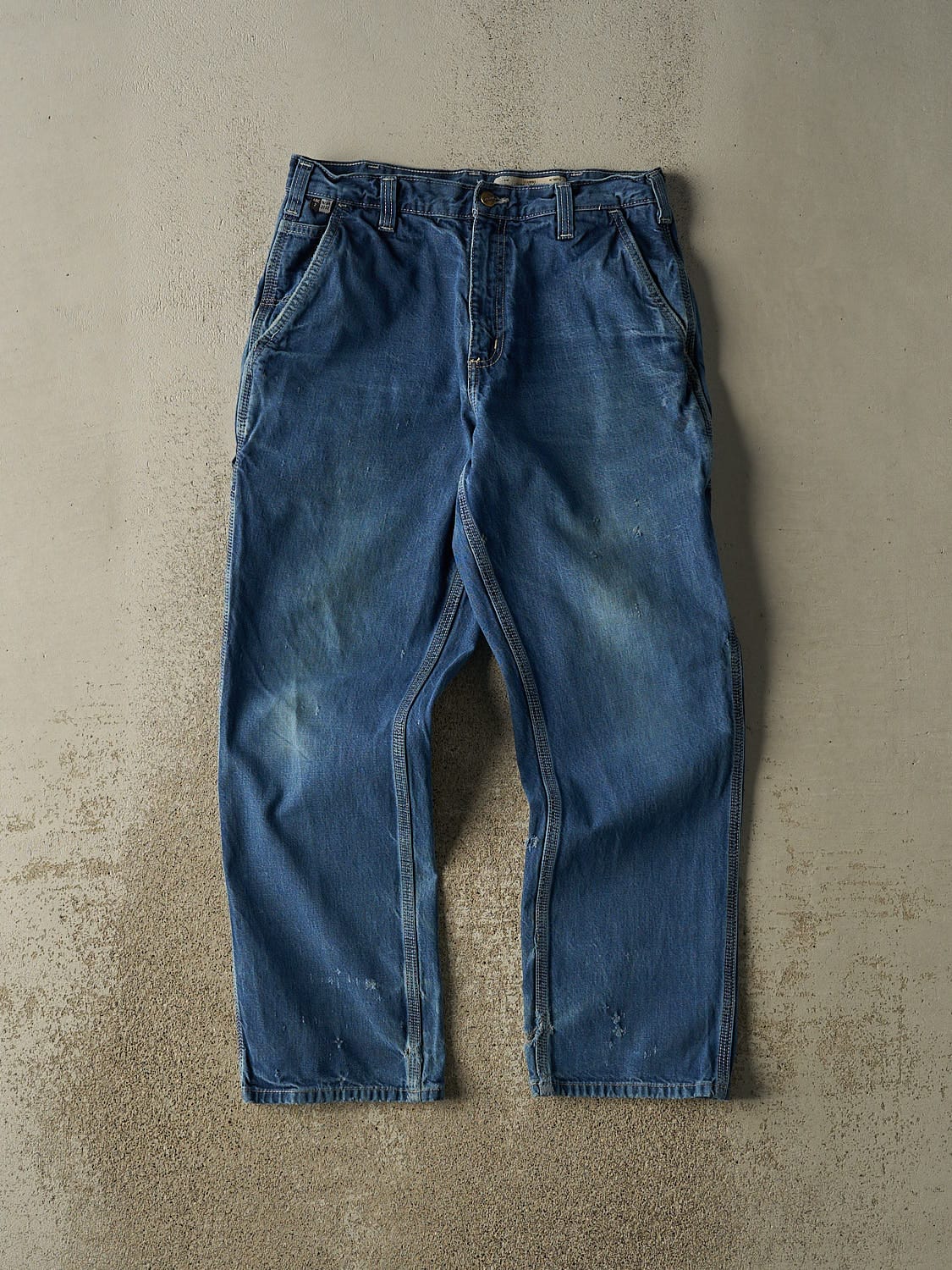 Vintage Y2K Mid Wash Carhartt Carpenter Jeans (31x29.5)