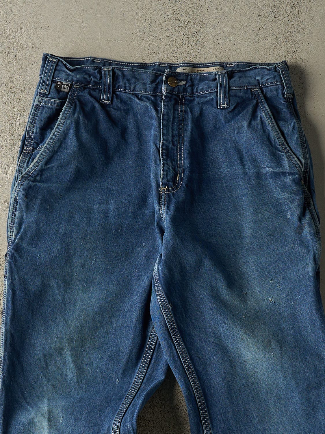 Vintage Y2K Mid Wash Carhartt Carpenter Jeans (31x29.5)