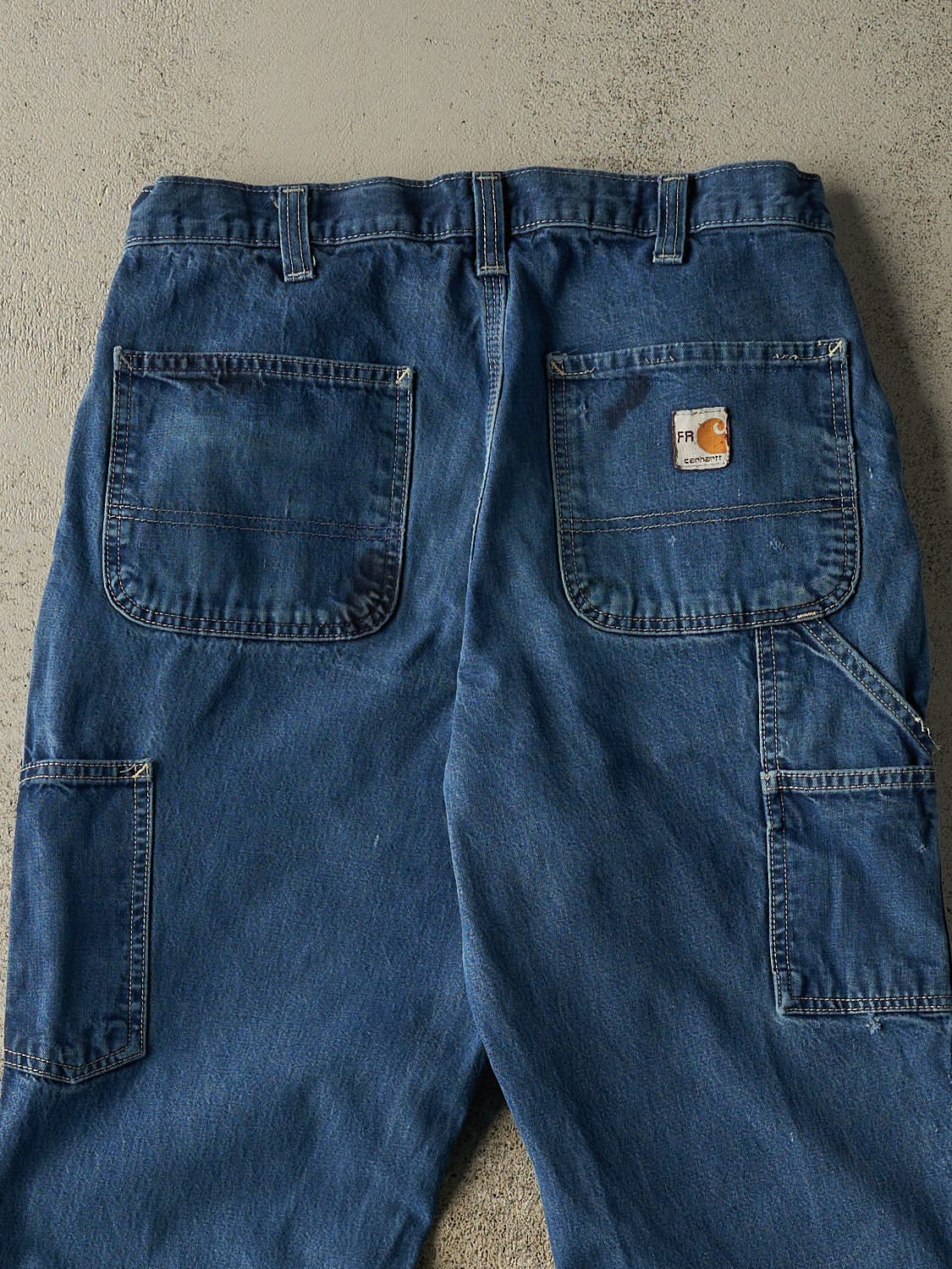 Vintage Y2K Mid Wash Carhartt Carpenter Jeans (31x29.5)