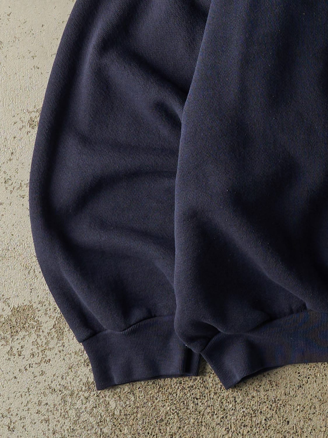 Vintage 90s Navy Blue New England Patriots Crewneck (XL)
