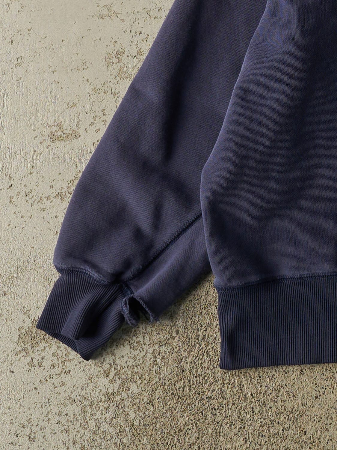Vintage 90s Navy Blue Blank Crewneck (S/M)