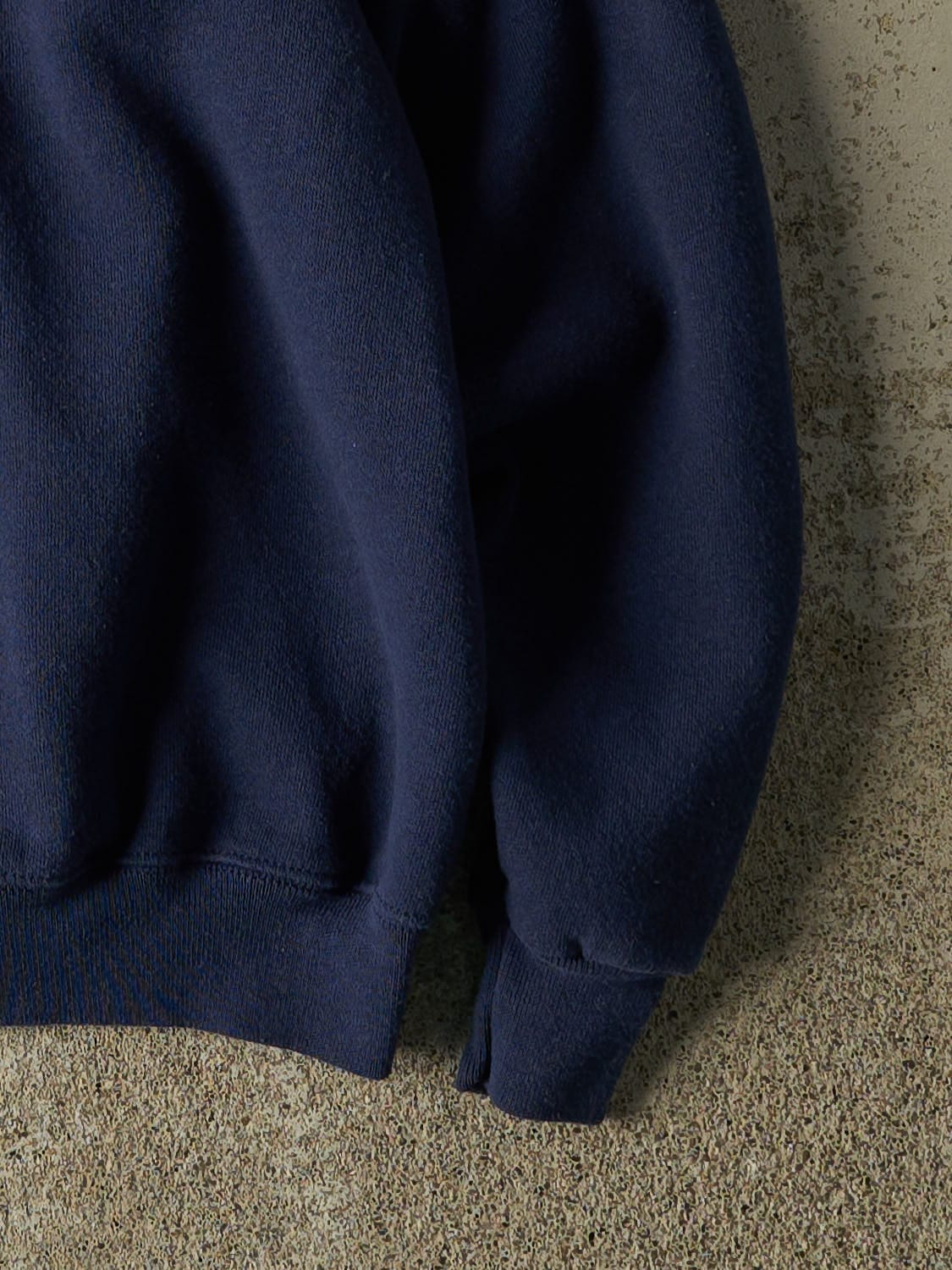 Vintage 80s Navy Blue Blank Crewneck (S)