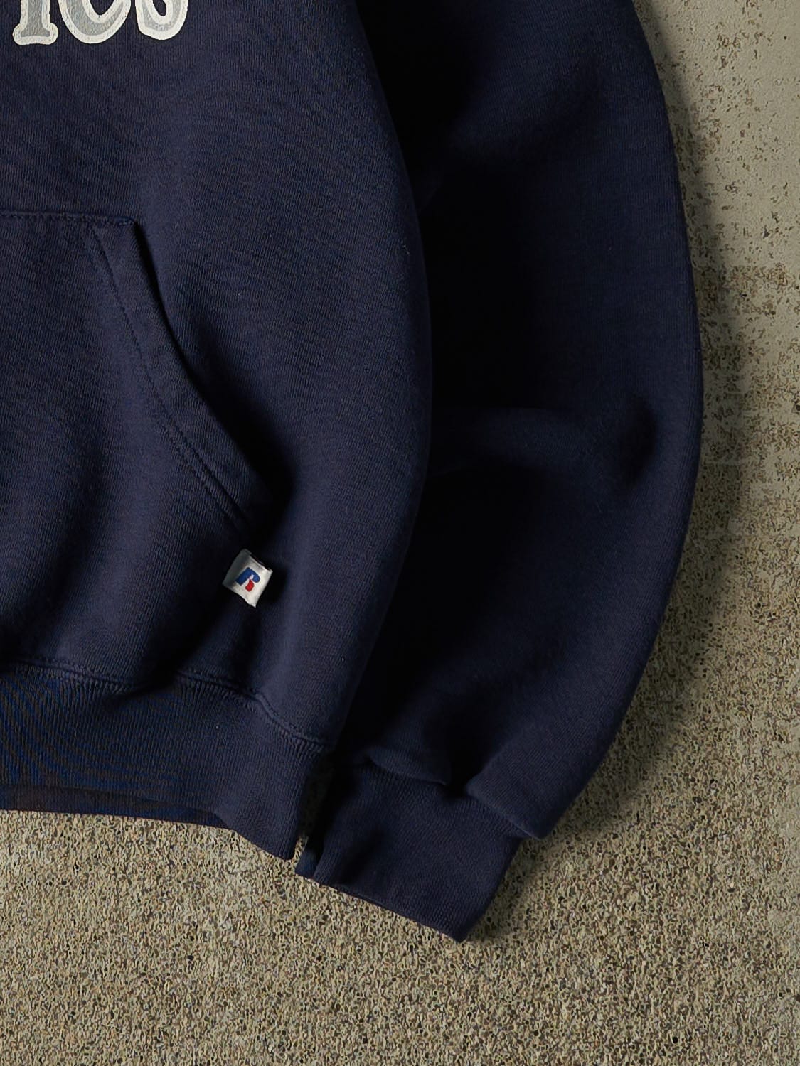 Vintage Y2K Navy Blue Russell Athletic Villanova Hoodie (XS/S)