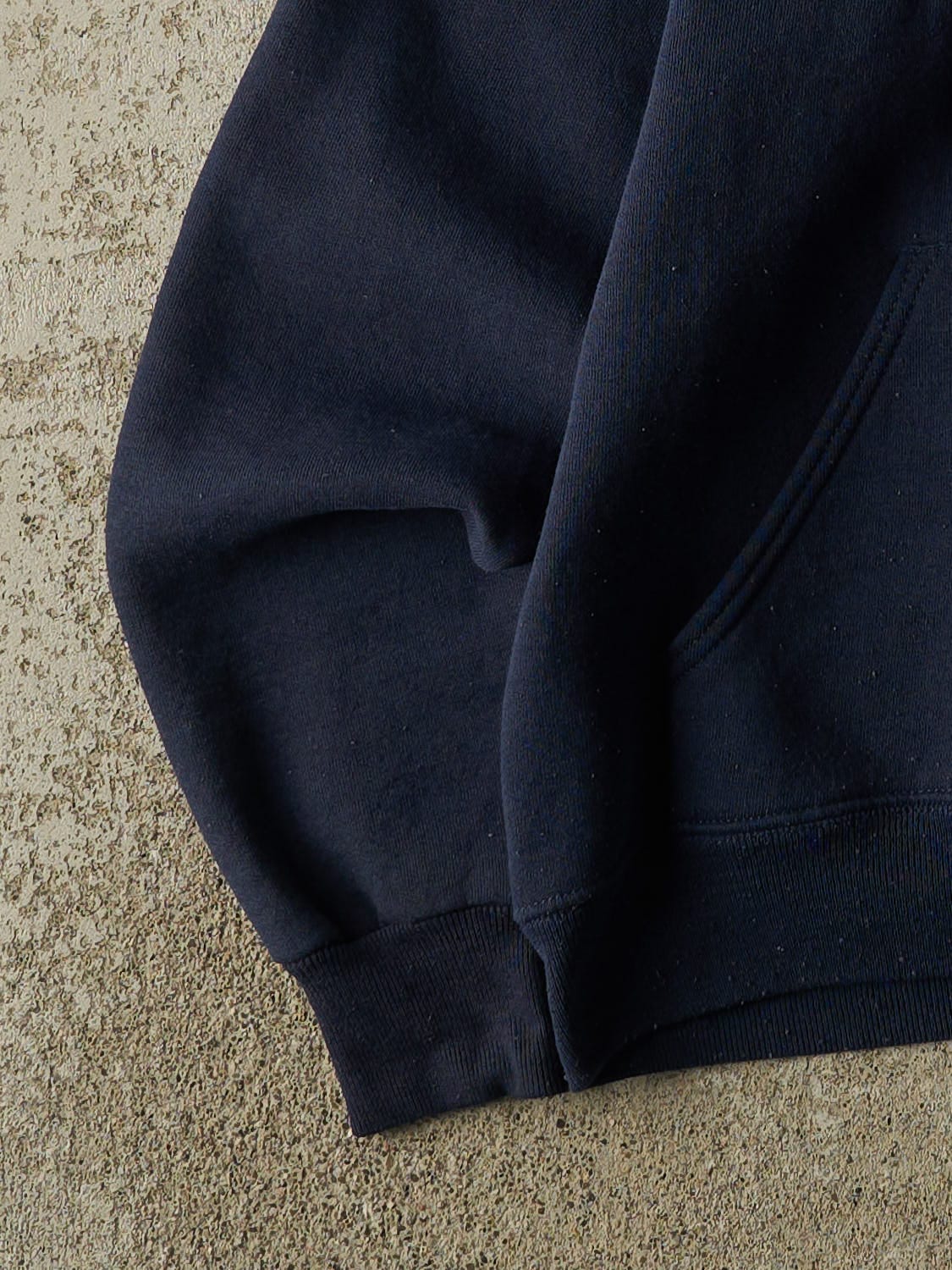 Vintage 90s Navy Blue Nike Embroidered Hoodie (S/M)