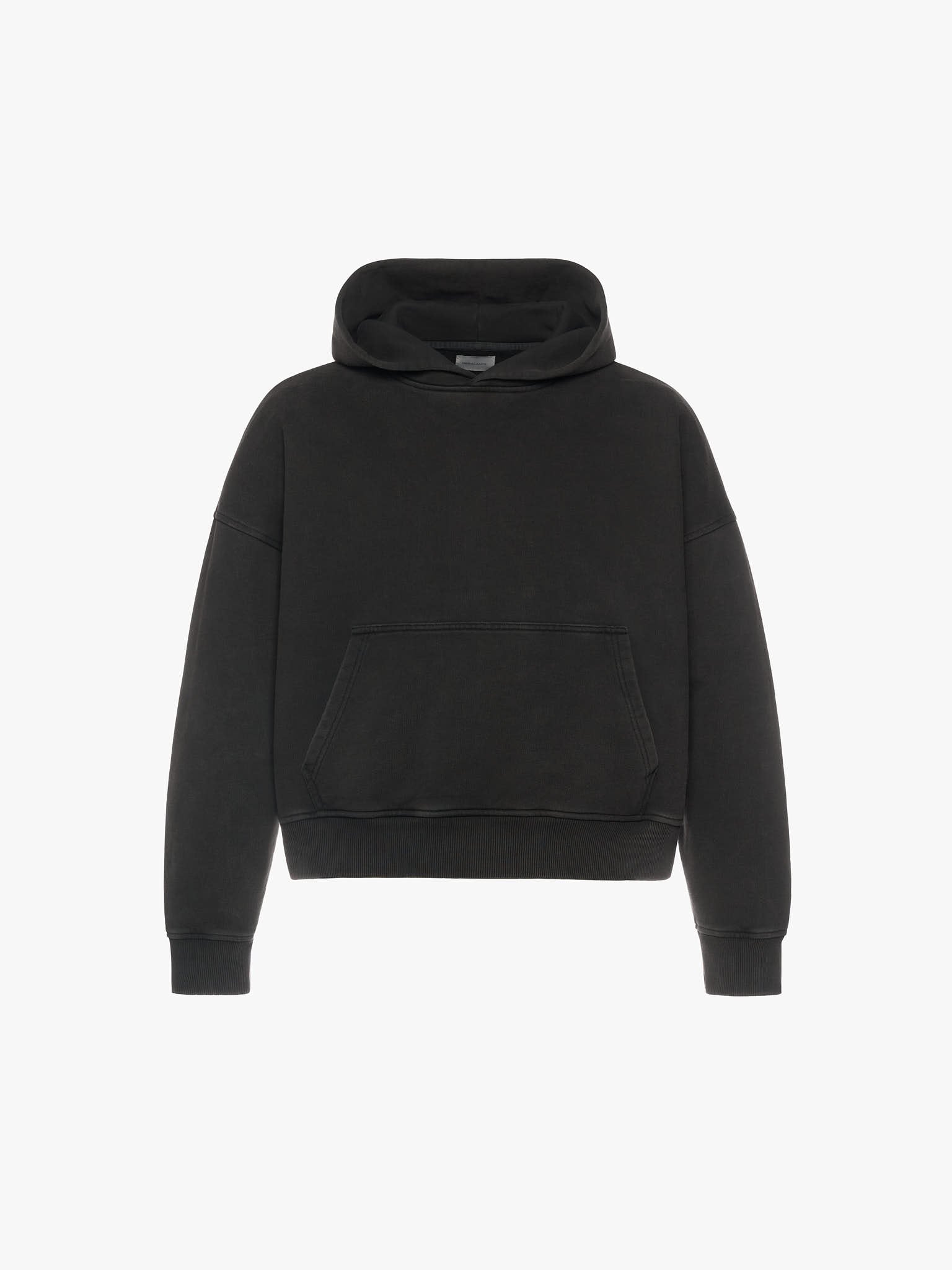 Everyday Boxy Hoodie – Jet Black