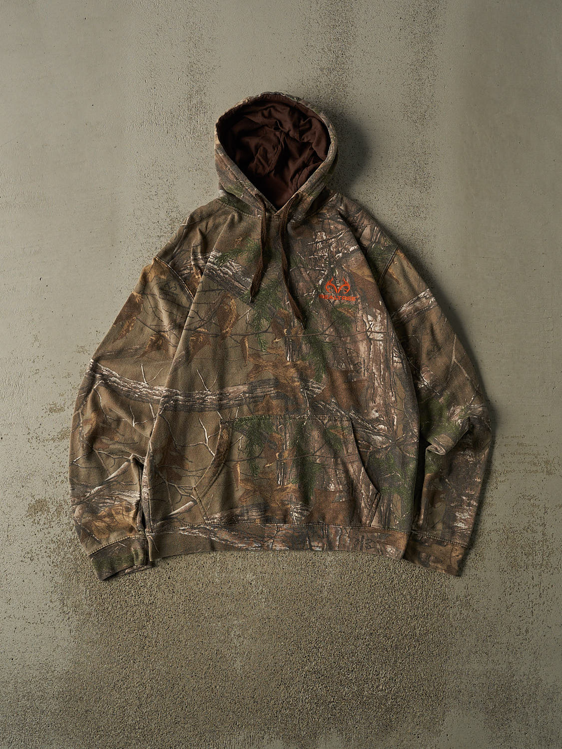 Vintage 90s Camo Realtree Logo Hoodie (M/L)