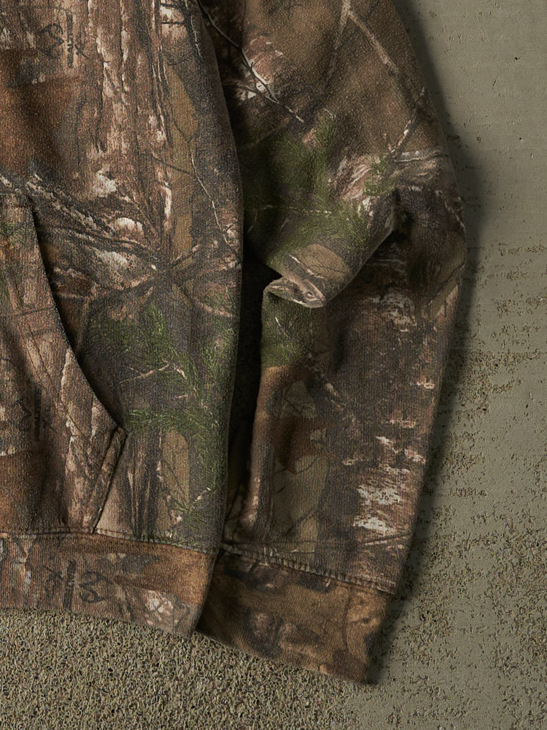 Vintage 90s Camo Realtree Logo Hoodie (M/L)