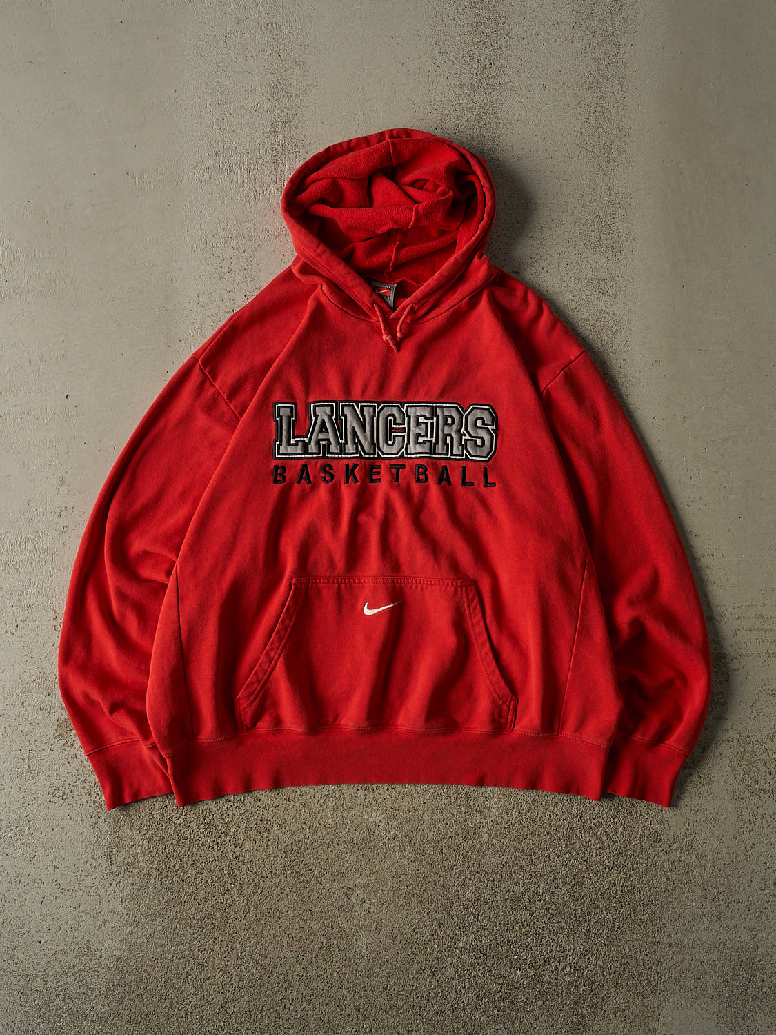 Vintage Y2K Red Nike Lancers Basketball Hoodie (XL/XXL)