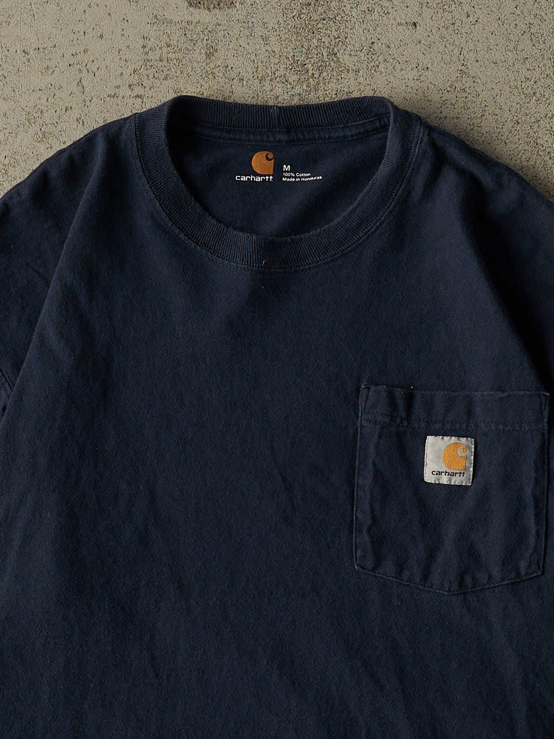Vintage Y2K Navy Blue Carhartt Pocket Tee (M/L)
