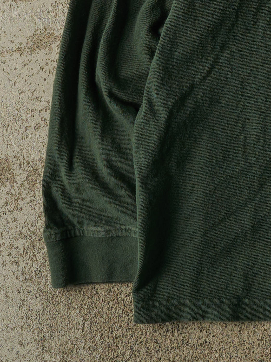 Vintage Y2K Green Levi's Quarter Button Long Sleeve (L/XL)