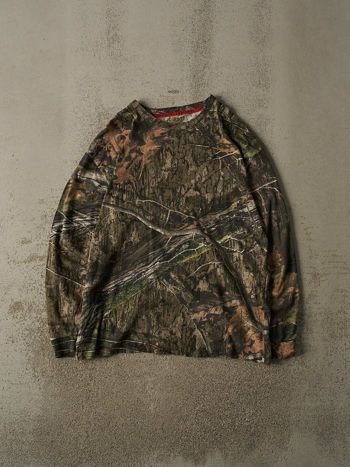 Vintage Y2K Camo Mossy Oak Camo Long Sleeve (XL)