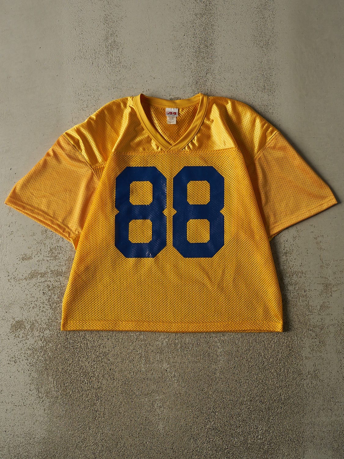 Vintage 90s Yellow #88 Cropped Football Jersey (M/L)