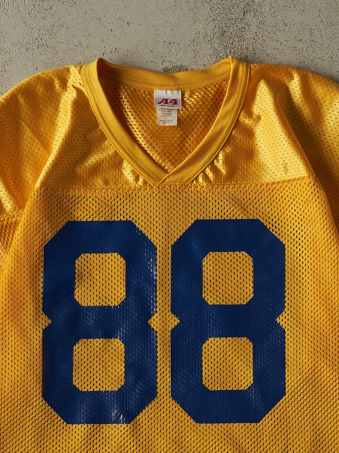 Vintage 90s Yellow #88 Cropped Football Jersey (M/L)