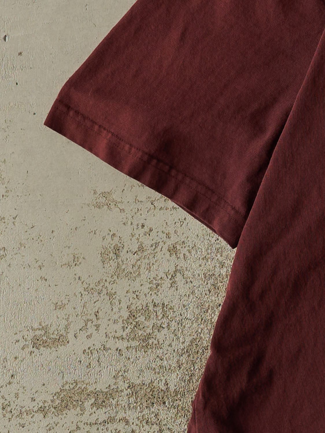 Vintage Y2K Burgundy Carhartt Pocket Tee (XL/XXL)