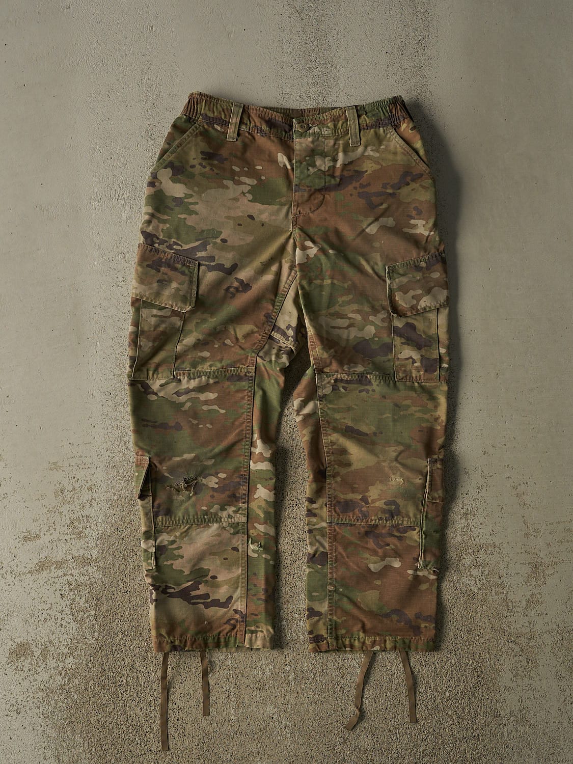 Vintage 90s Camo Double Knee Cargo Utility Pants (29x27.5)