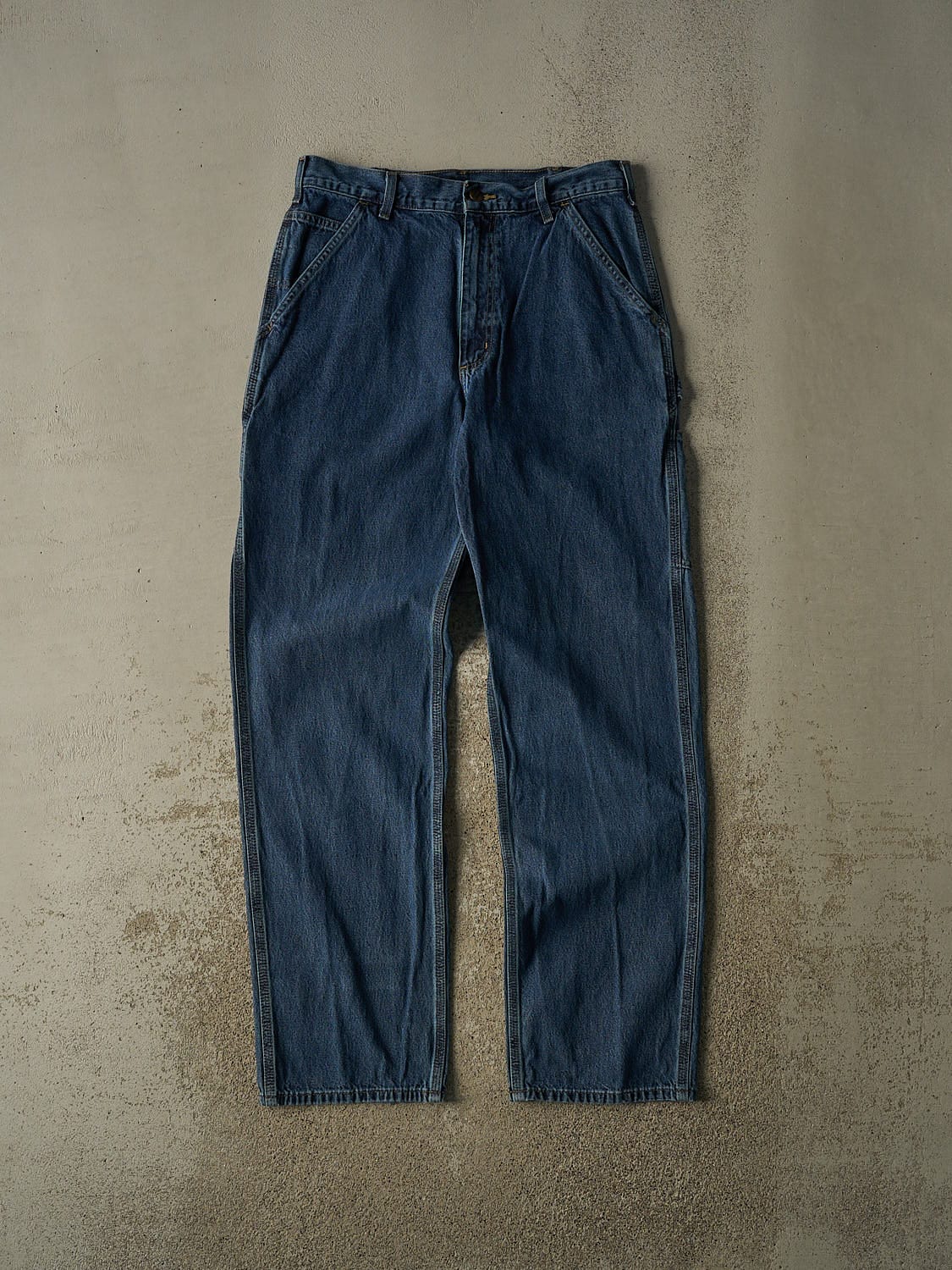 Vintage 90s Dark Wash Carhartt Carpenter Jeans (32x34)