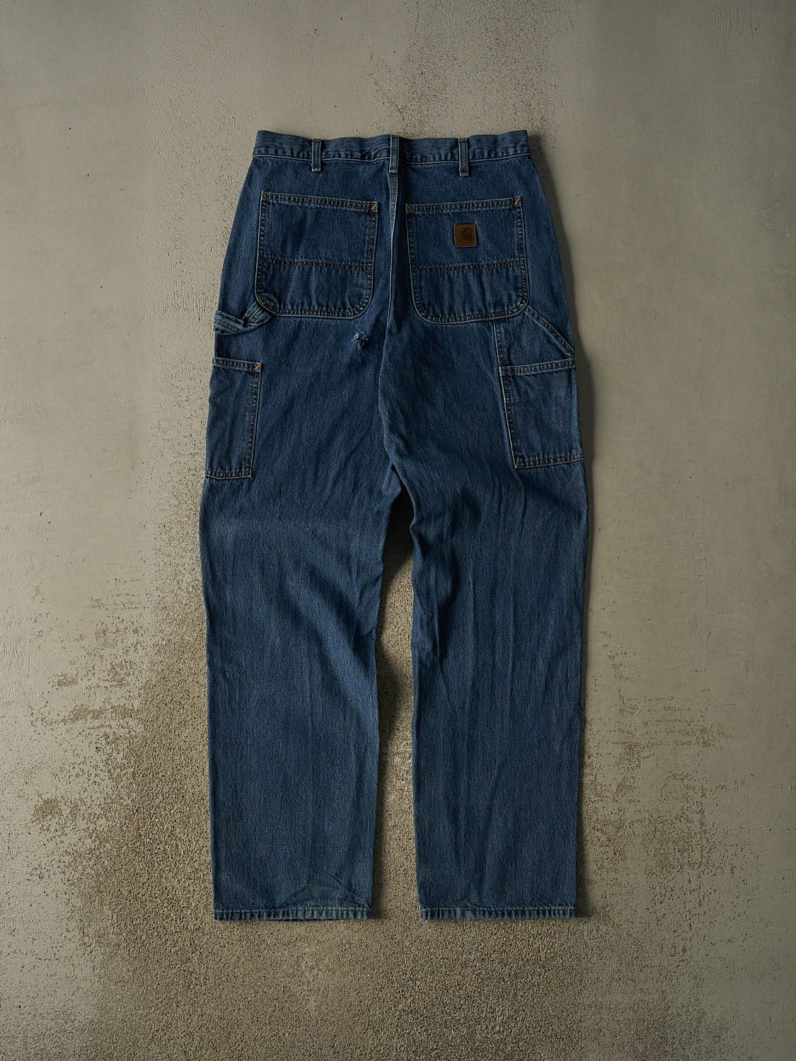Vintage 90s Dark Wash Carhartt Carpenter Jeans (32x34)