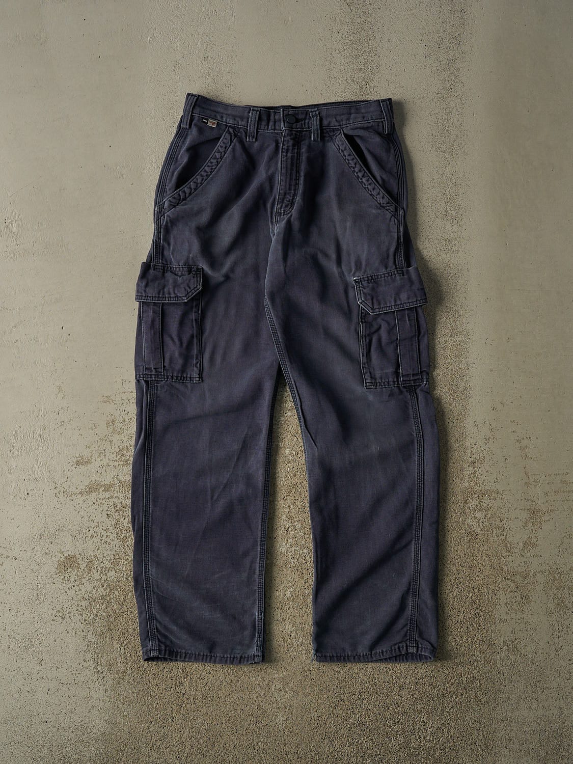Vintage Y2K Navy Blue Carhartt Fire Resistant Cargo Pants (30x30)