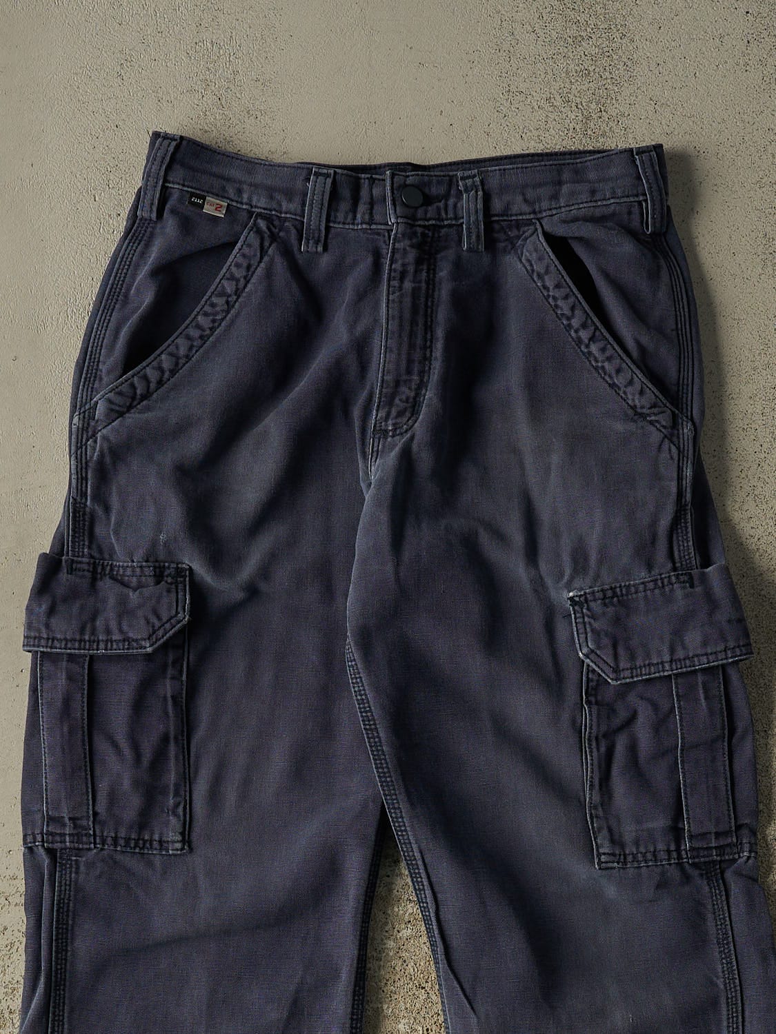 Vintage Y2K Navy Blue Carhartt Fire Resistant Cargo Pants (30x30)