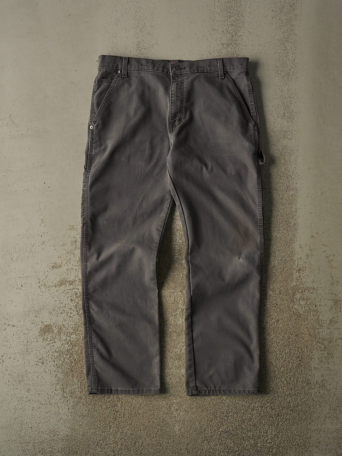 Vintage Y2K Grey Dickies Carpenter Work Pants (35x29.5)
