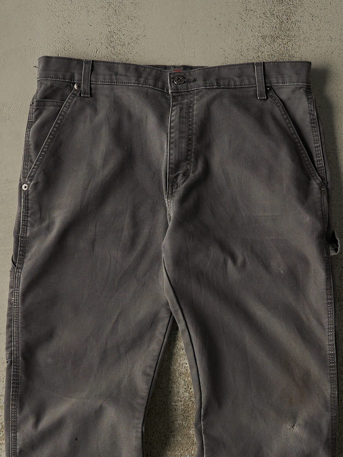 Vintage Y2K Grey Dickies Carpenter Work Pants (35x29.5)