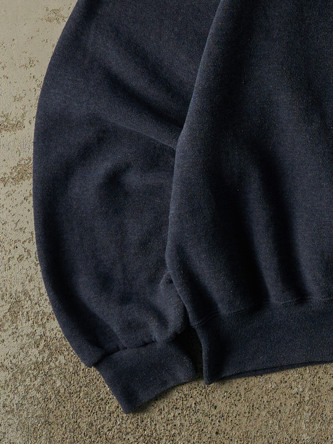 Vintage 90s Washed Navy Russell Athletic Blank Crewneck (XL)