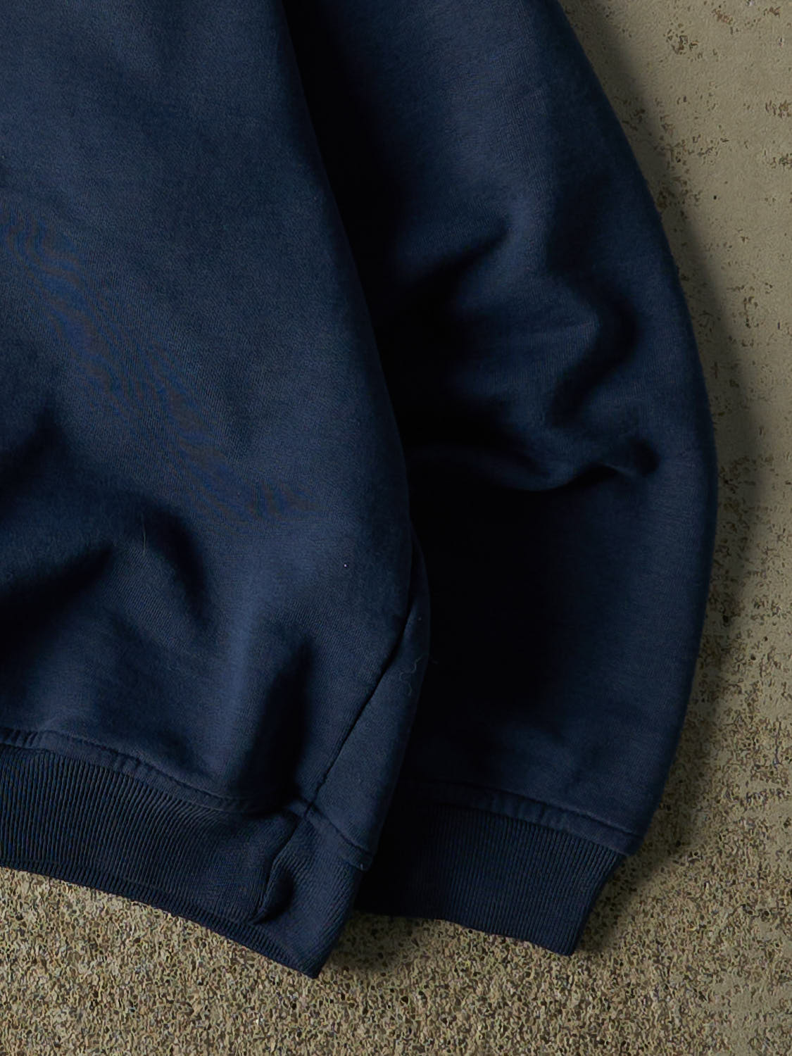 Vintage 90s Navy Blue Raglan Classics Embroidered Quarter Zip (XS/S)