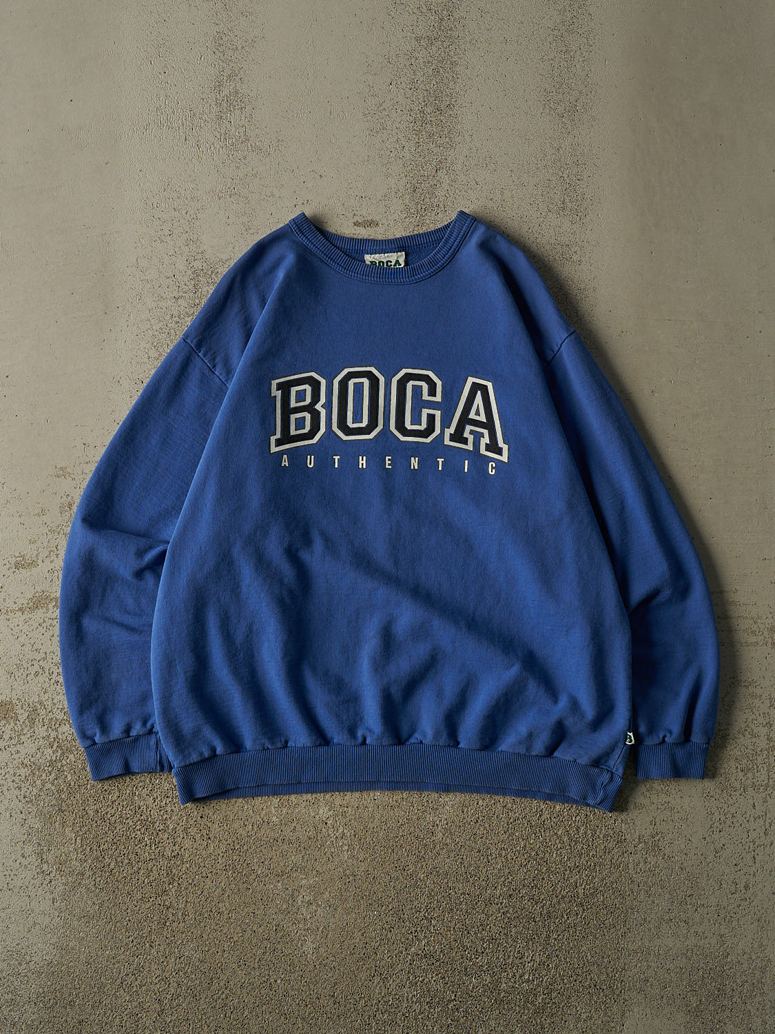 Vintage 90s Blue Boca Crewneck (XL)
