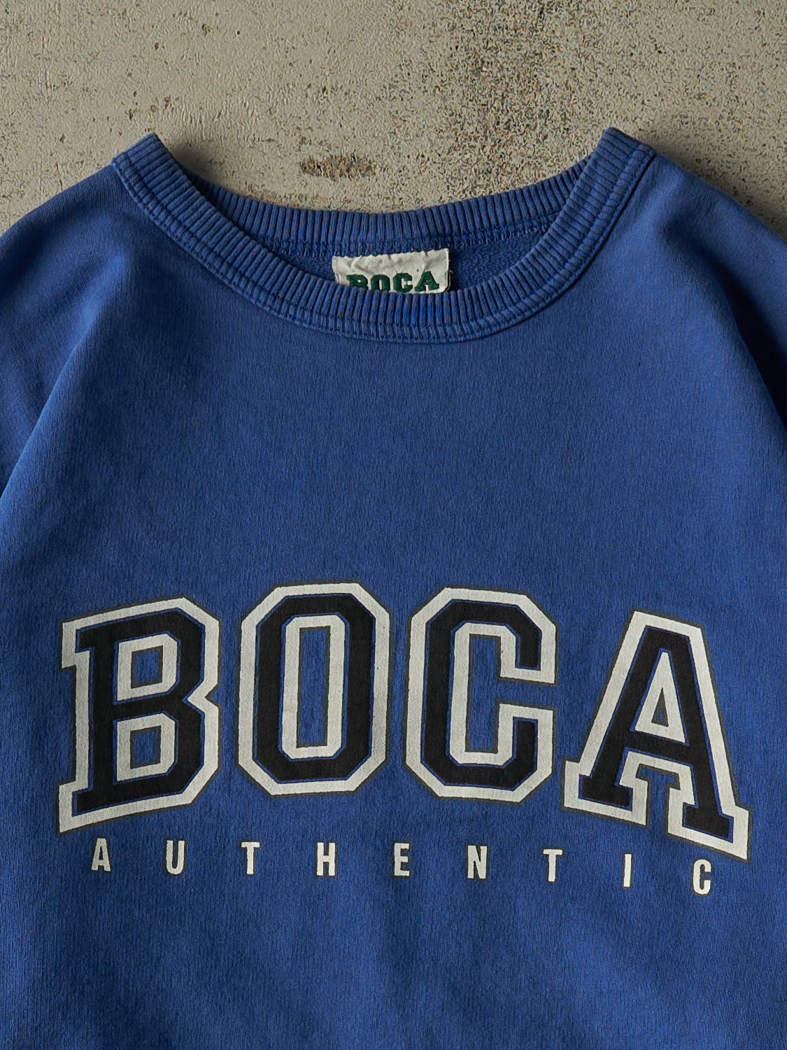 Vintage 90s Blue Boca Crewneck (XL)