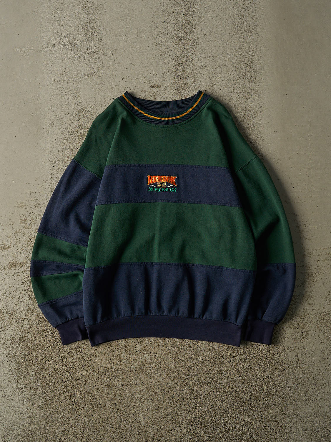 Vintage 80s Green Reebok Athletics Crewneck (M)
