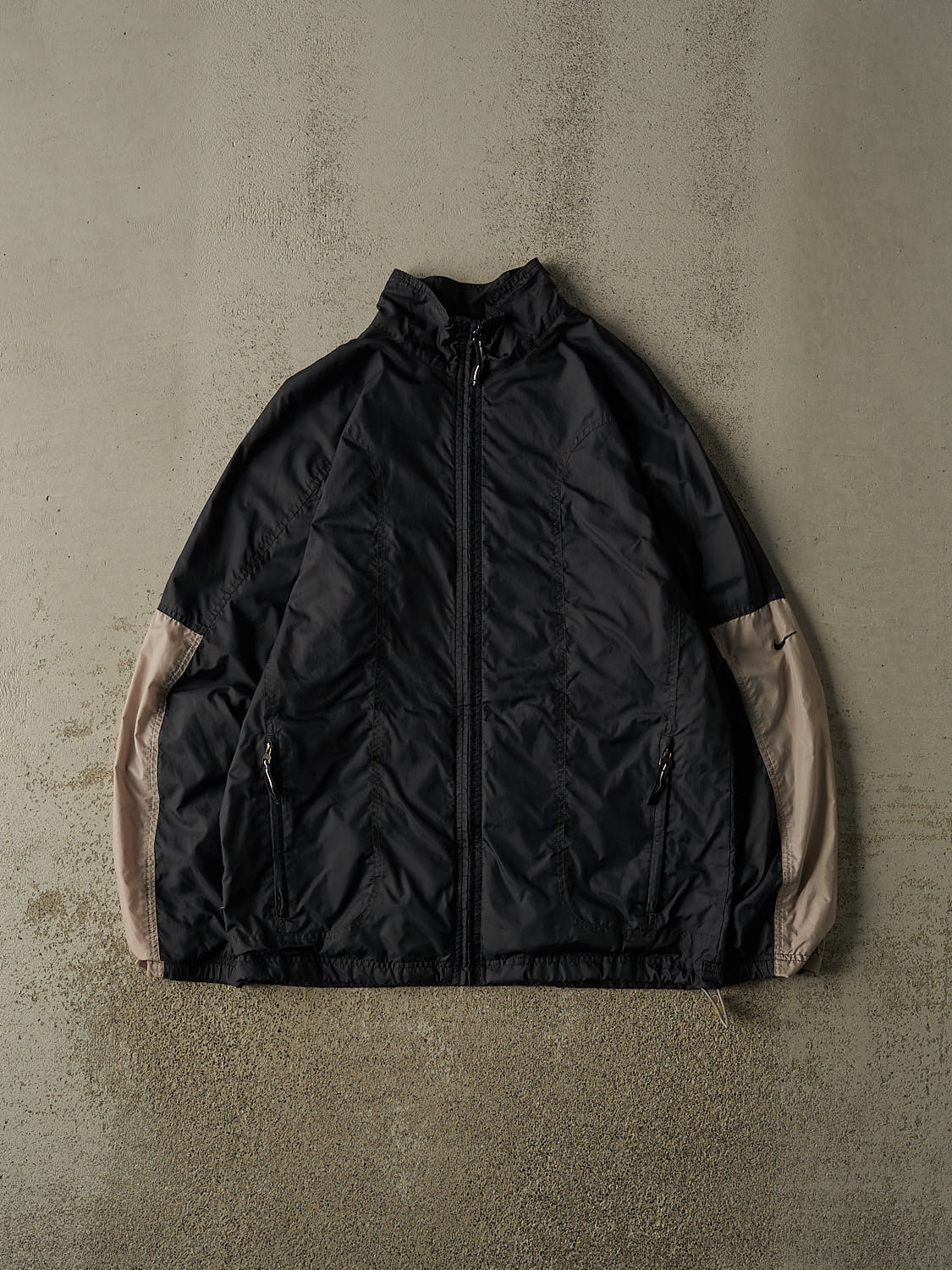 Vintage Y2K Black Nike Windbreaker Jacket (M/L)