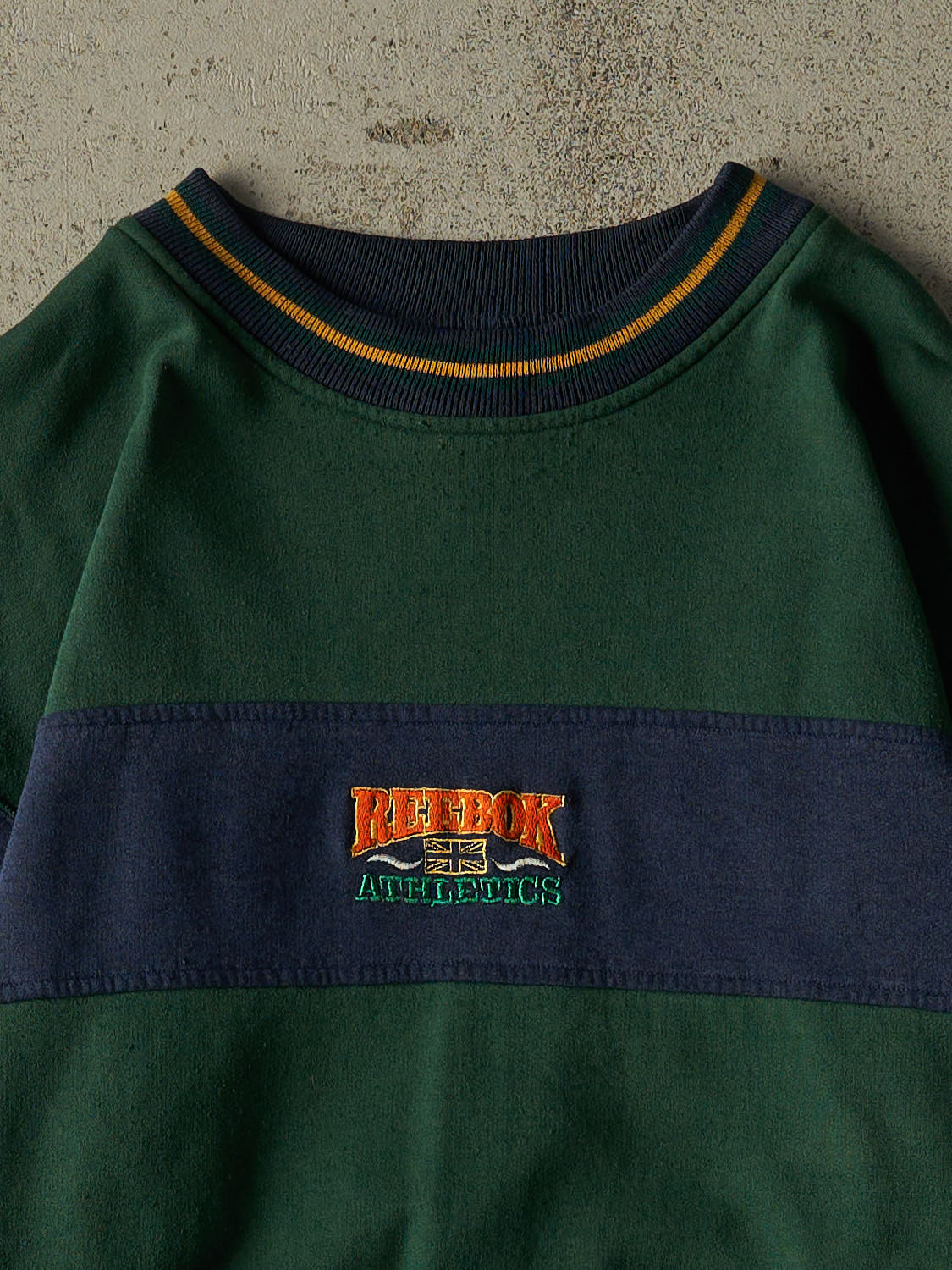 Vintage 80s Green Reebok Athletics Crewneck (M)