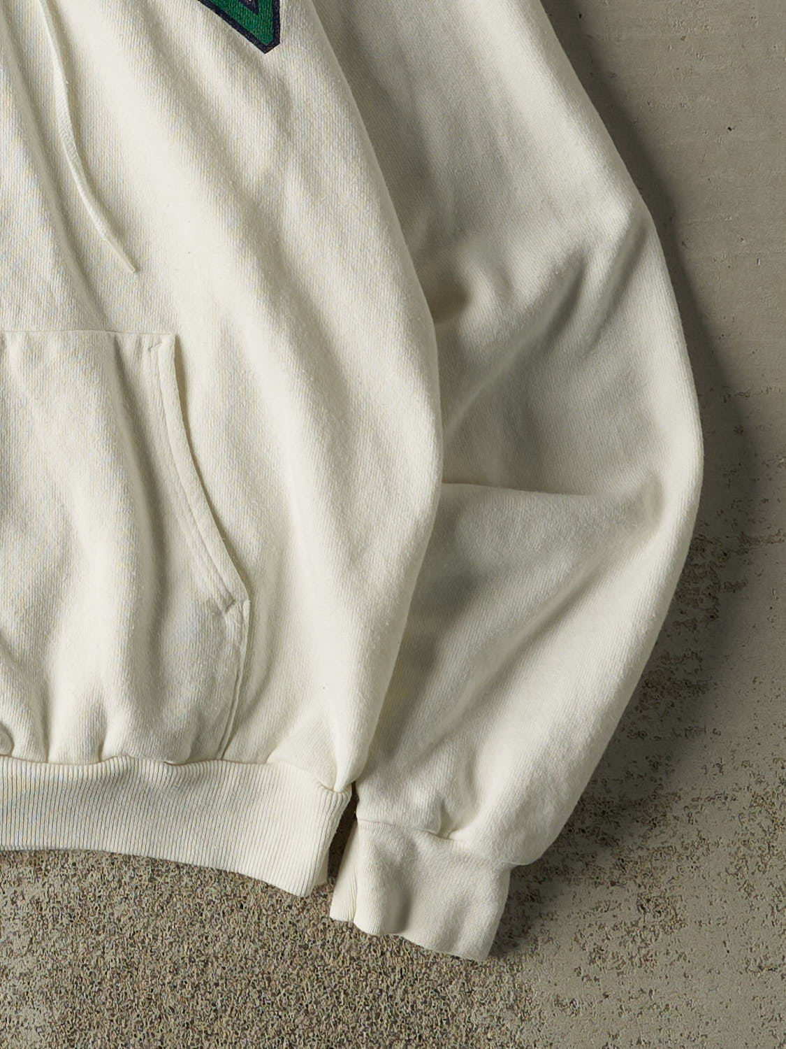 Vintage 80s White Overland Hoodie (S/M)