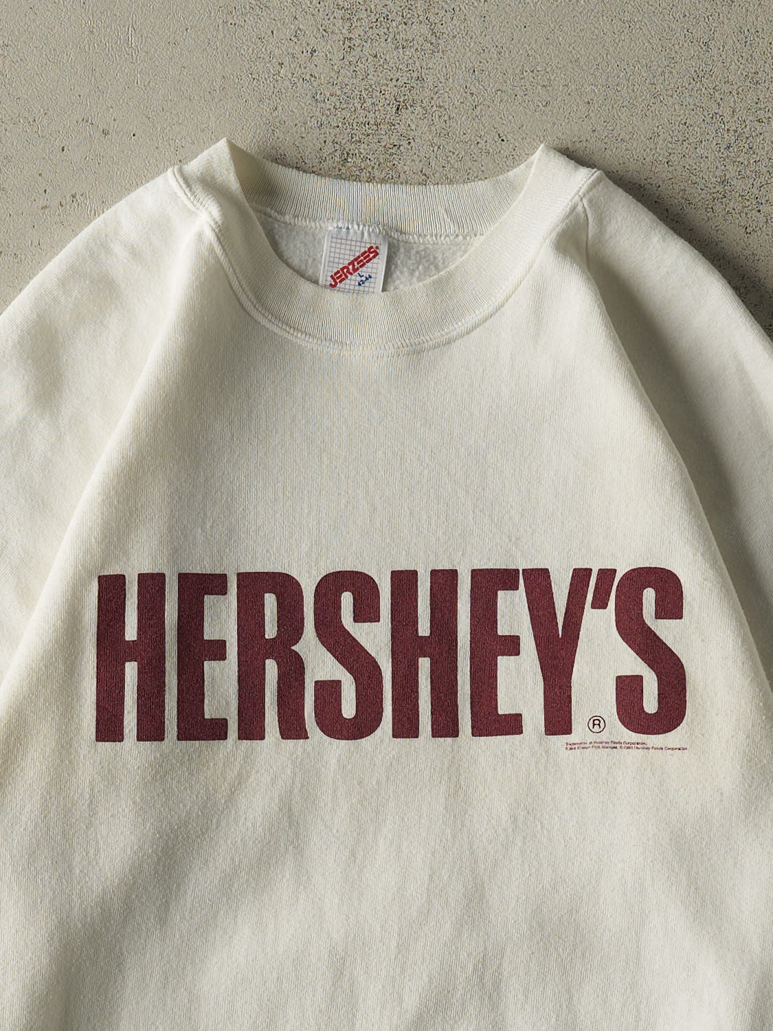 Vintage 90' White Hershey's Crewneck (S/M)