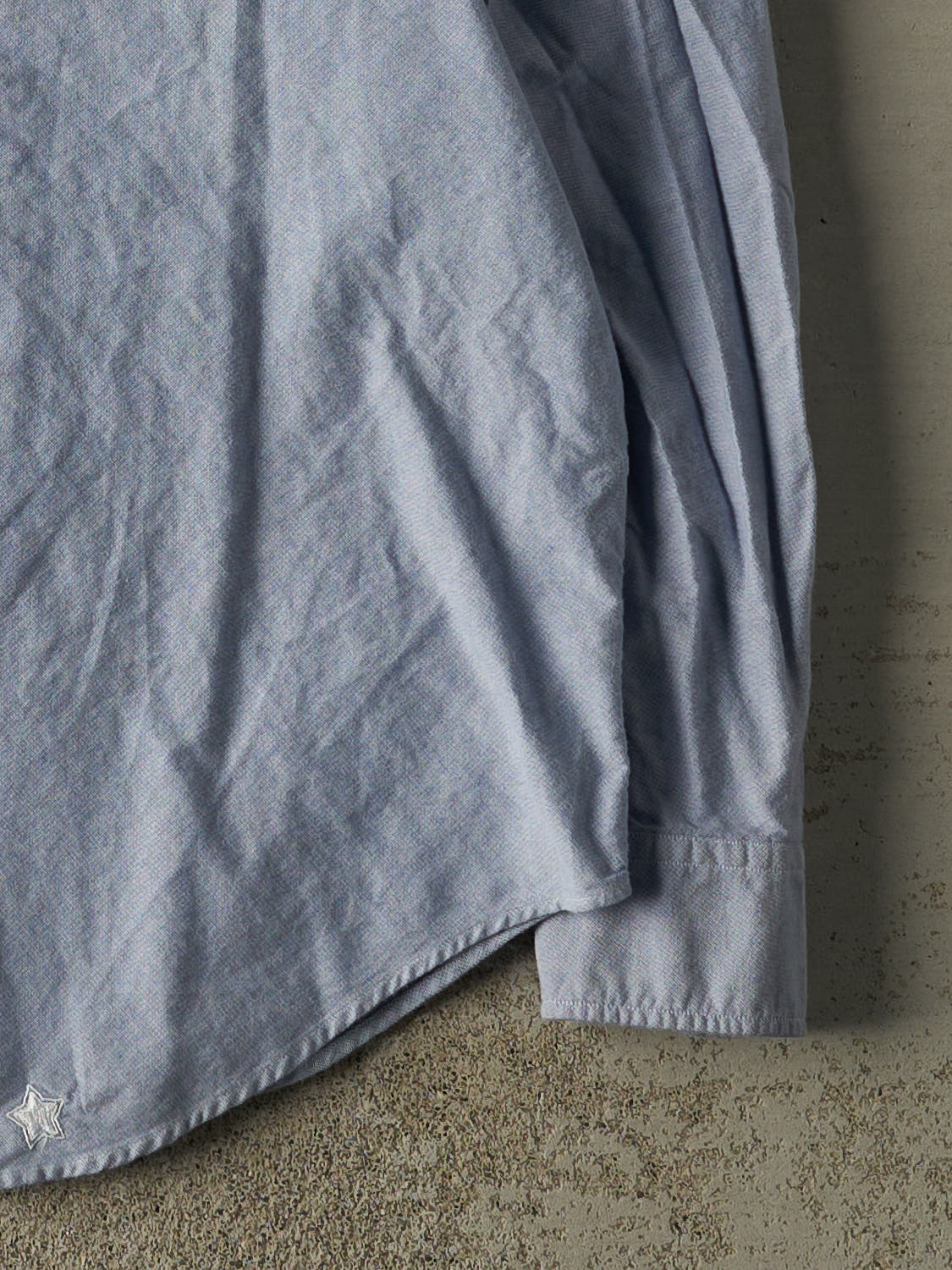 Vintage 90s Blue Polo Ralph Lauren Embroidered Button Up Long Sleeve (M/L)