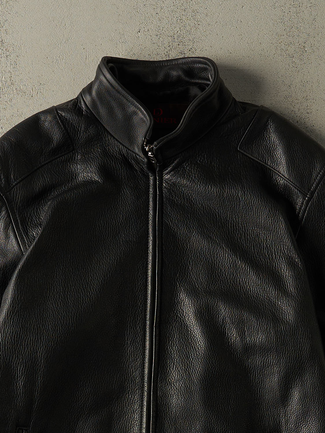 Vintage Y2K Black Danier Soft Leather Jacket (M/L)