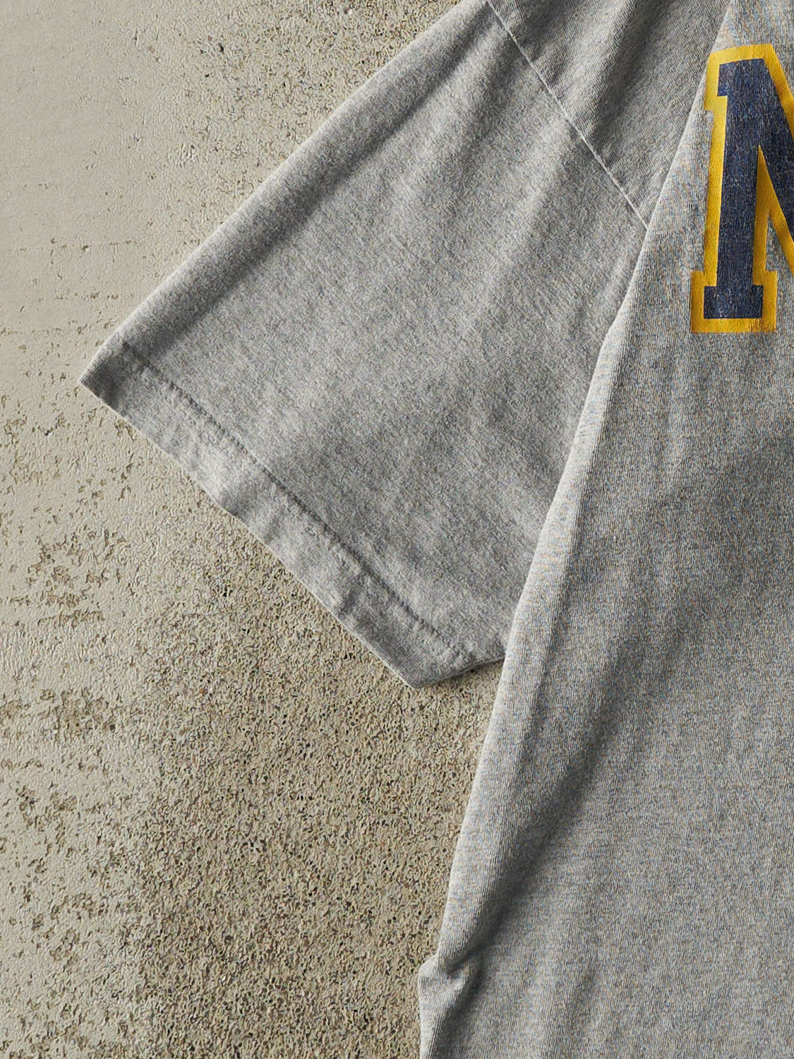 Vintage Y2K Grey US Navy Tee (XL)