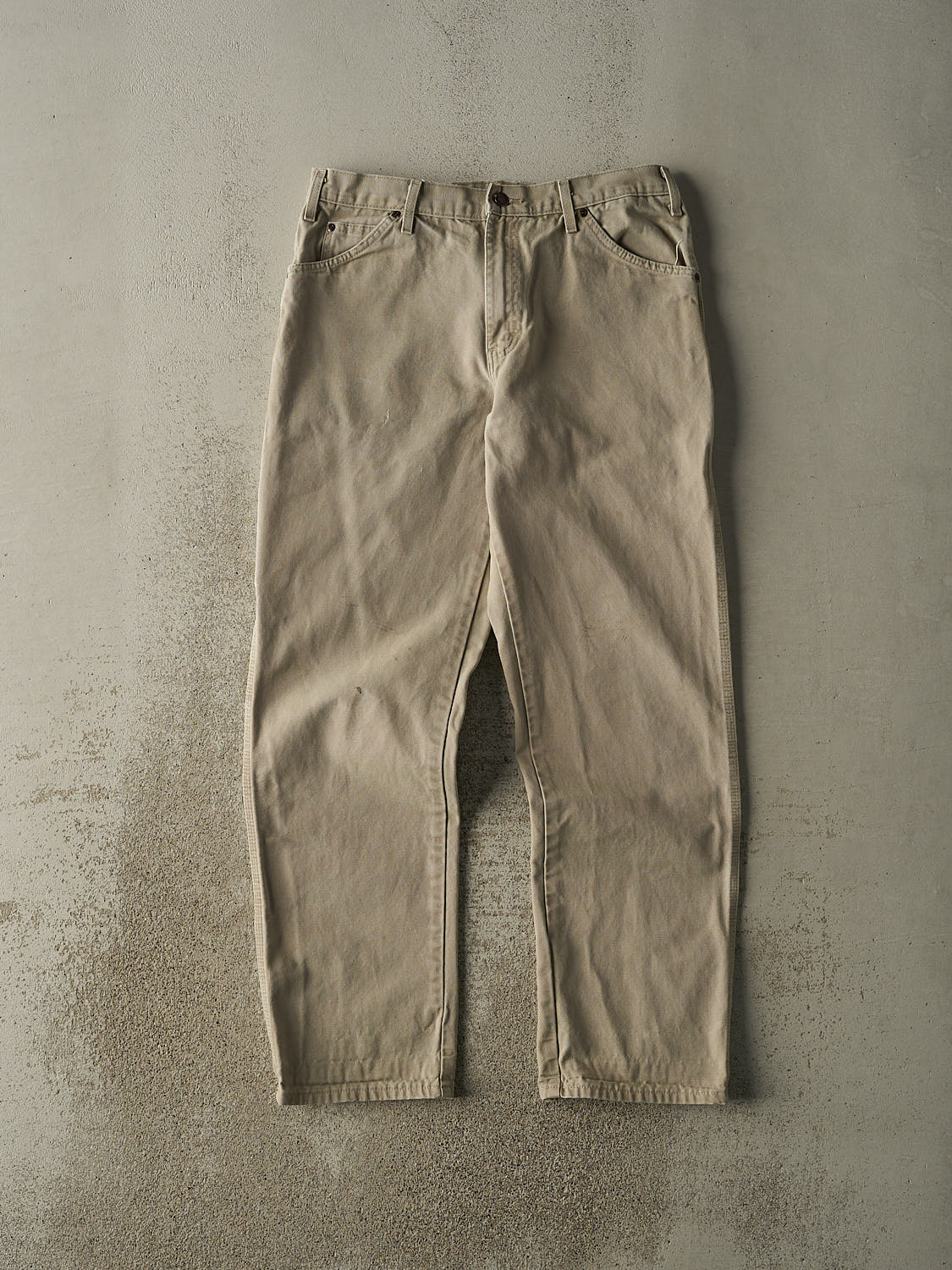 Vintage 90s Beige Dickies Carpenter Pants (33x33)