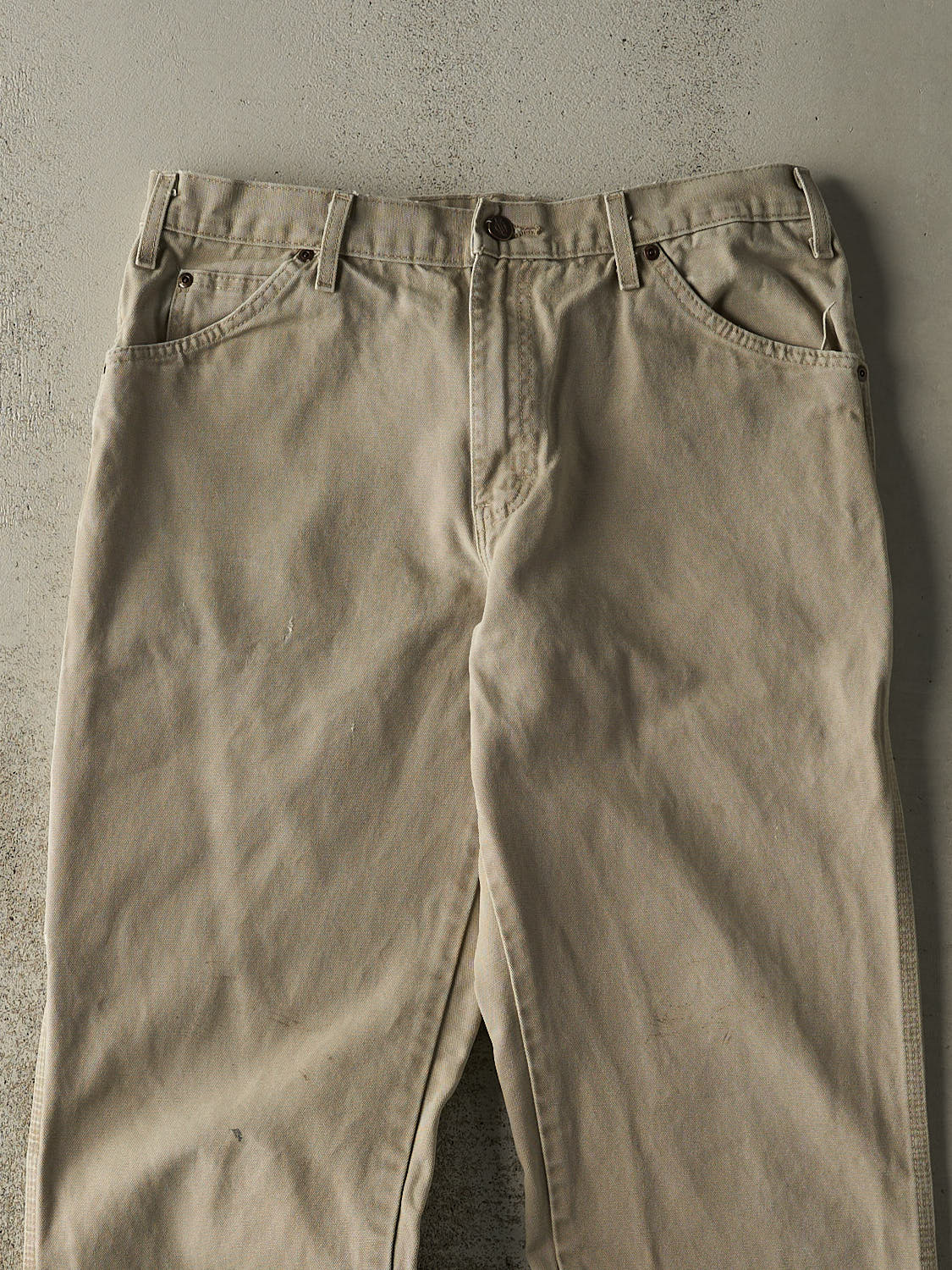 Vintage 90s Beige Dickies Carpenter Pants (33x33)