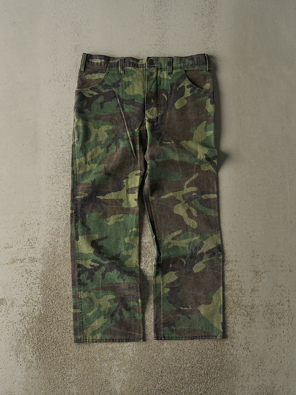 Vintage 90s Camo Woodland Pants (33x28)