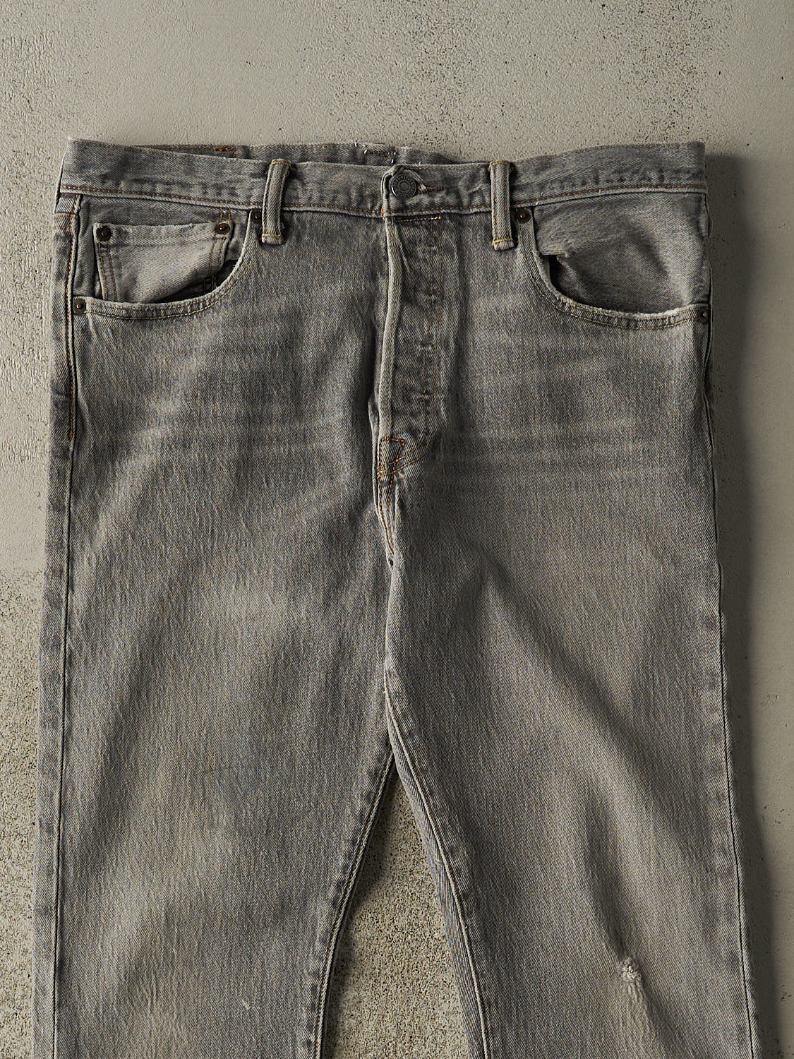 Vintage Y2K Grey Levi's 501 Denim Pants (34x29)