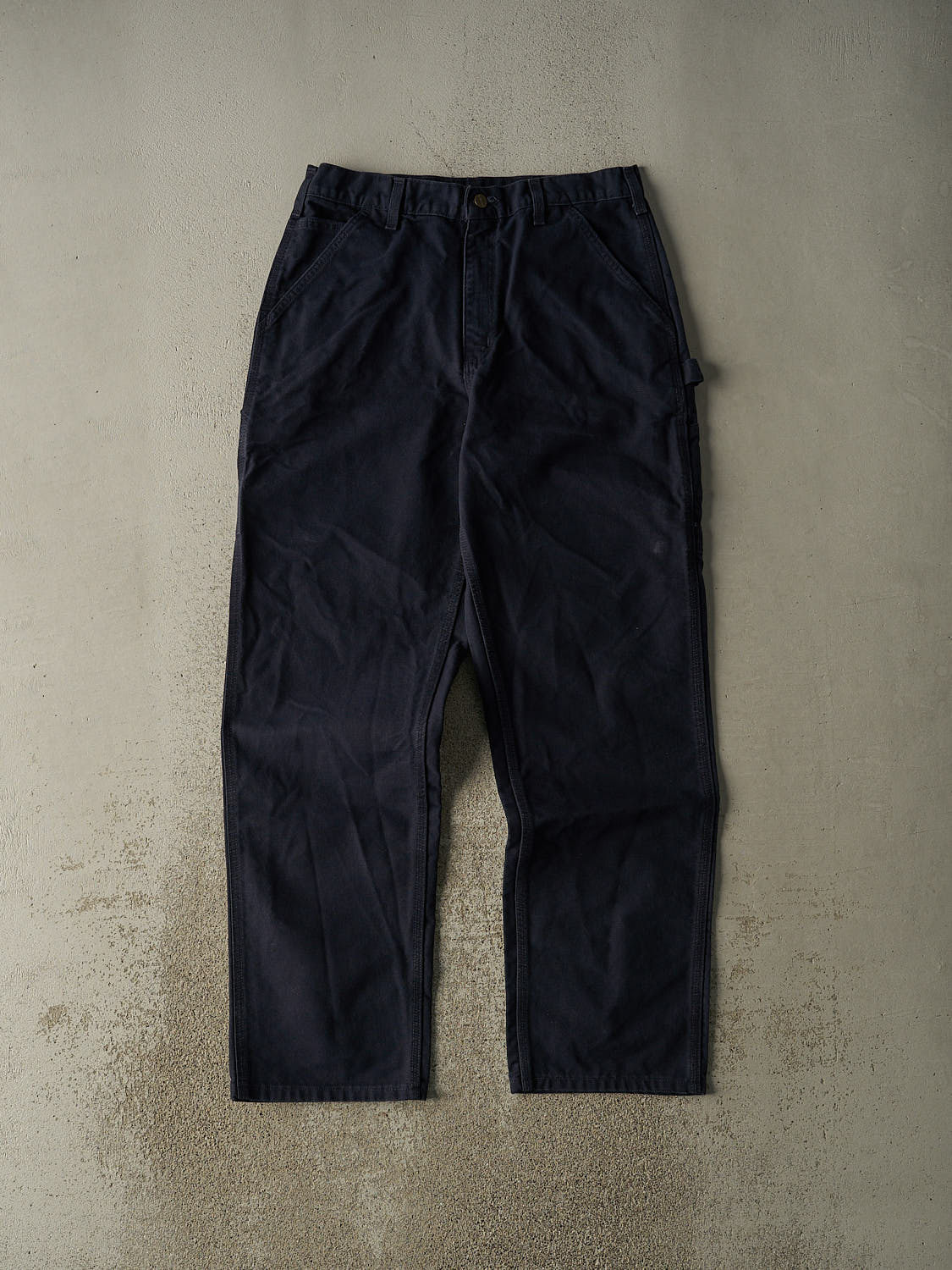 Vintage Y2K Navy Blue Carhartt Carpenter Pants (32x34)