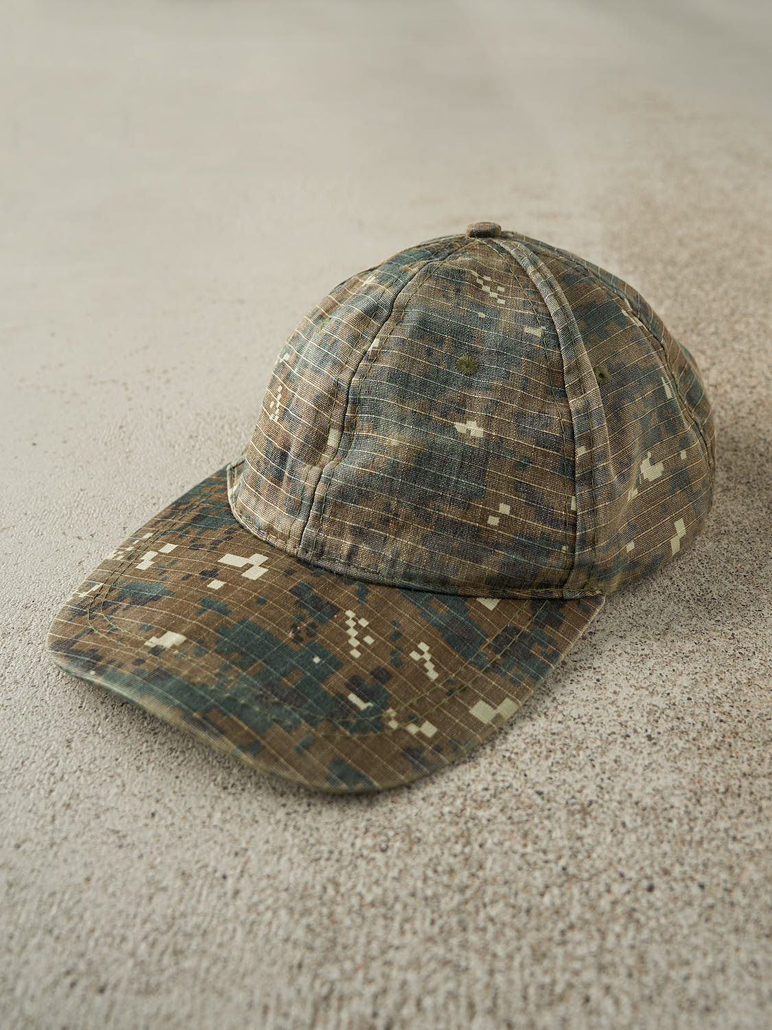 Vintage Y2K Camo Velcro Hat (O/S)
