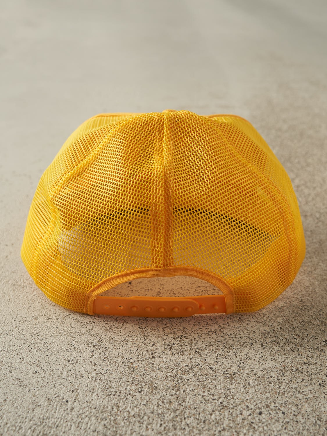 Vintage 80s Yellow Hamilton Tiger-Cats Embroidered Trucker Hat (O/S)