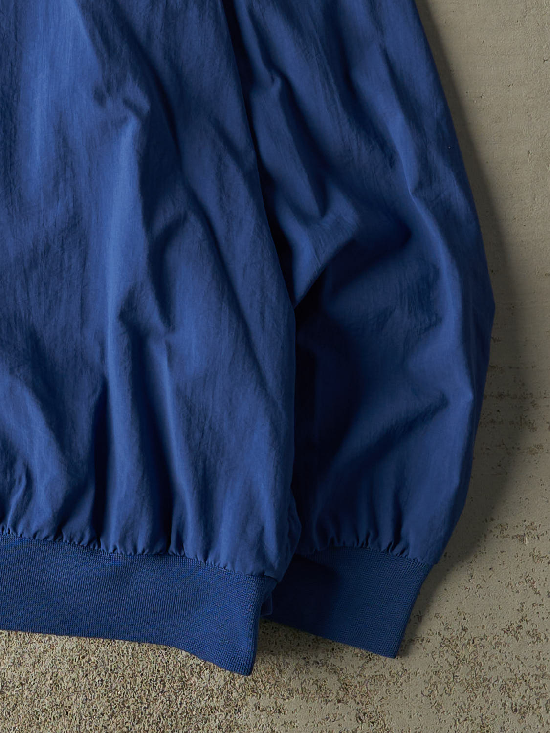 Vintage 90s Blue Nike Quarter Button Windbreaker Jacket (XL/XXL)