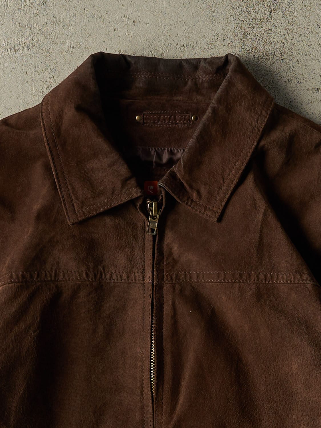 Vintage Y2K Brown Wilsons Leather Suede Jacket (L/XL)