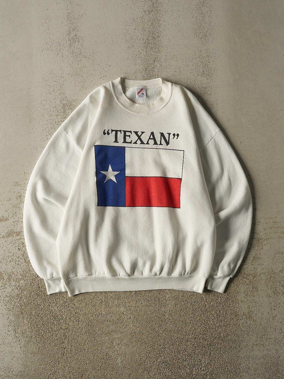 Vintage 90s White Texan Crewneck (L/XL)