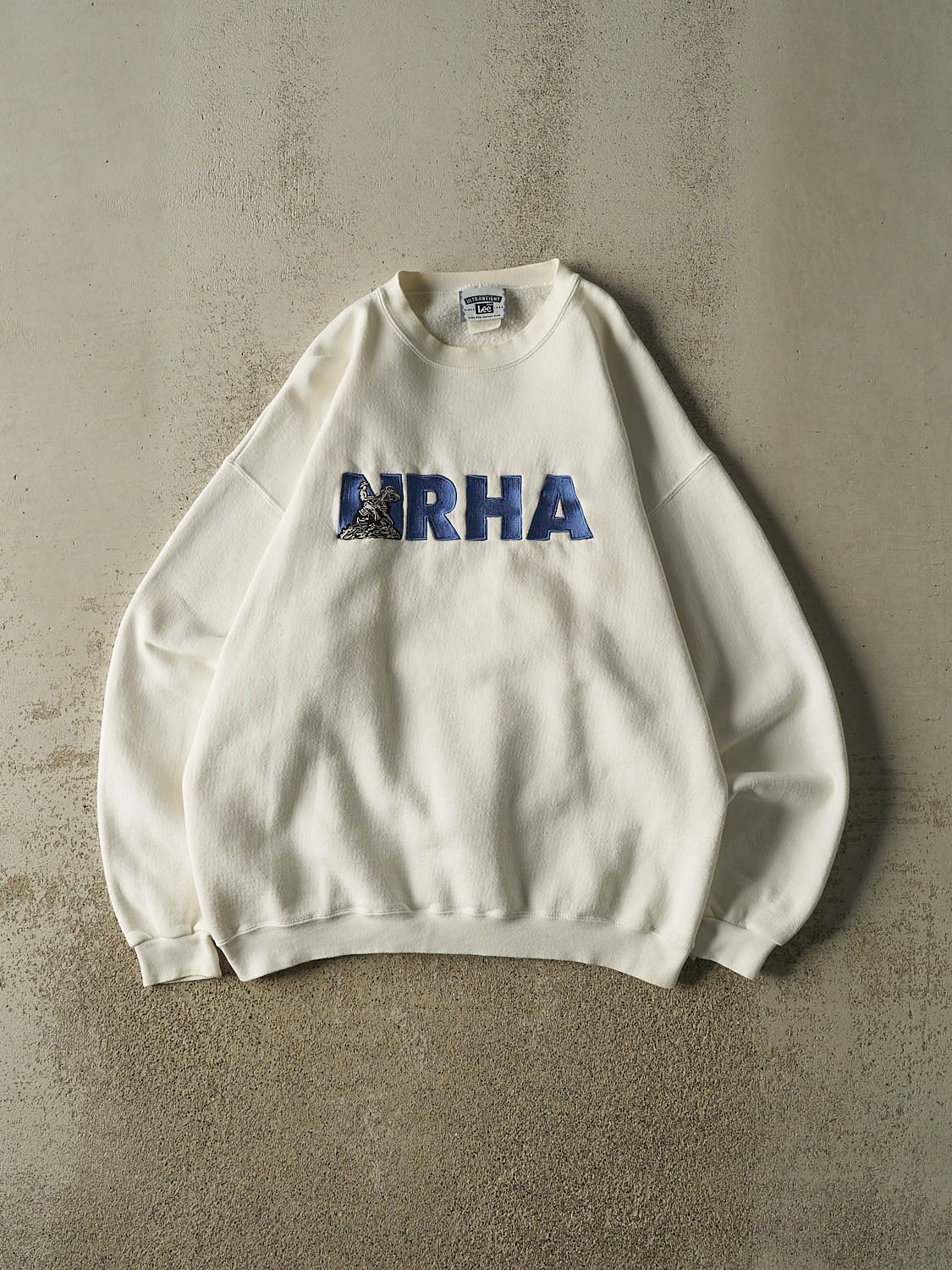 Vintage 90s White NRHA Embroidered Crewneck (XL/XXL)
