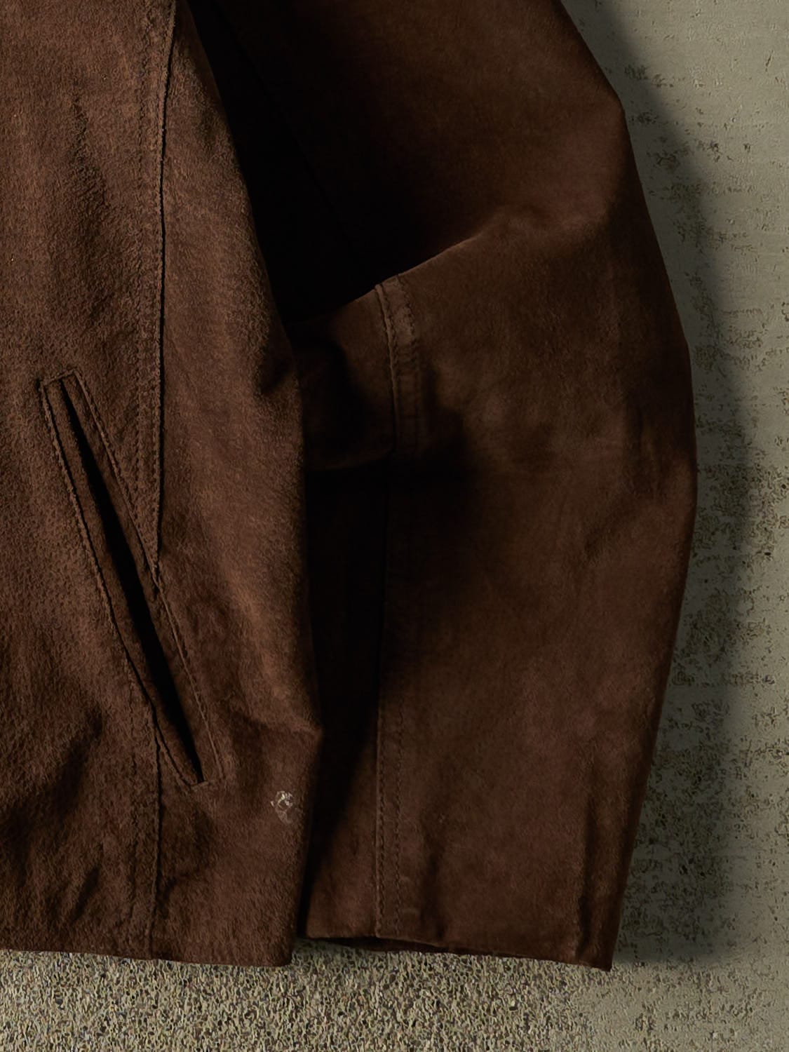 Vintage Y2K Brown Wilsons Leather Suede Jacket (L/XL)