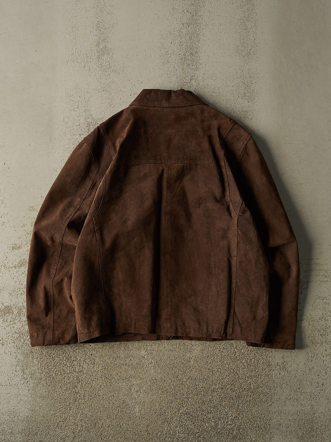 Vintage Y2K Brown Wilsons Leather Suede Jacket (L/XL)